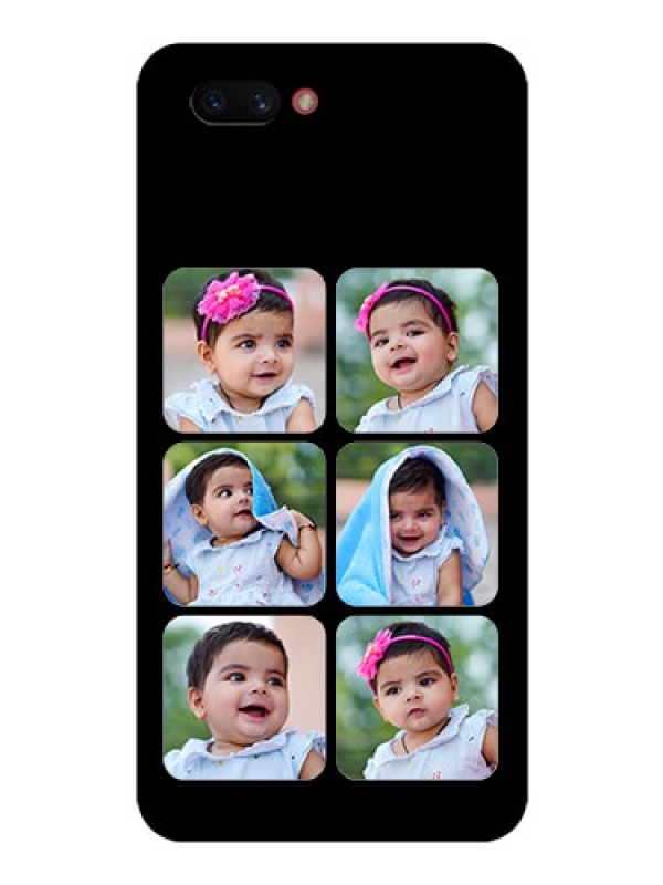 Custom Realme C1 2019 Photo Printing on Glass Case  - Multiple Pictures Design