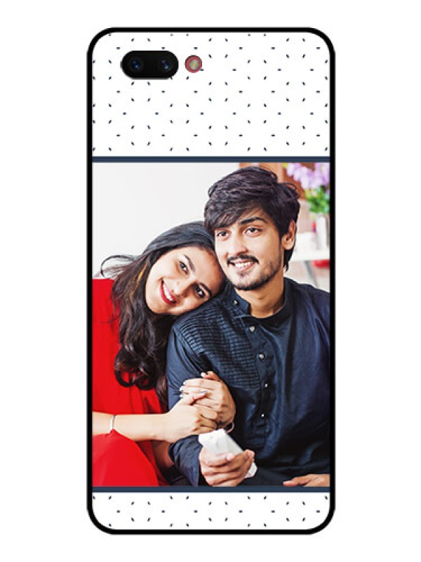 Custom Realme C1 2019 Personalized Glass Phone Case  - Premium Dot Design