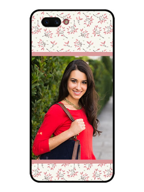 Custom Realme C1 2019 Custom Glass Phone Case  - Premium Floral Design