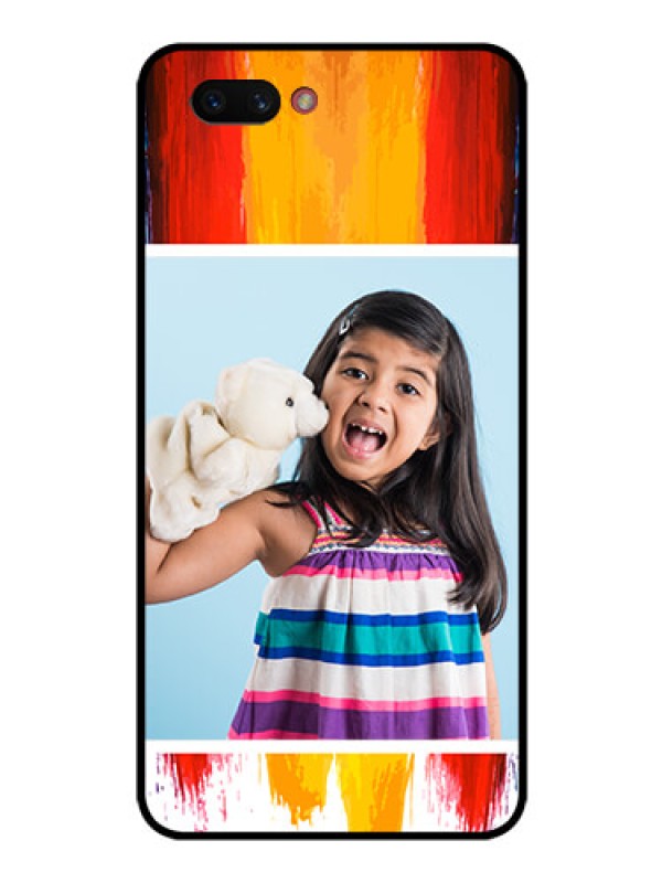 Custom Realme C1 2019 Personalized Glass Phone Case  - Multi Color Design