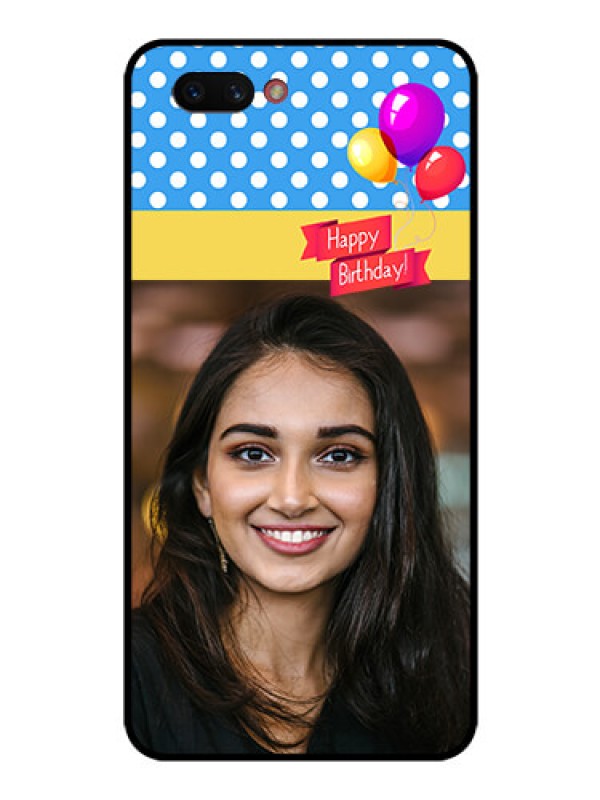 Custom Realme C1 2019 Custom Glass Mobile Case  - Happy Birthday Design