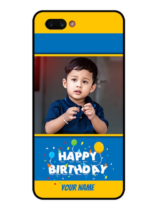 Custom Realme C1 2019 Custom Glass Mobile Case  - Birthday Wishes Design