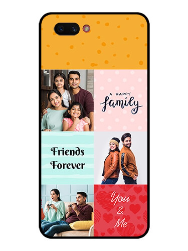 Custom Realme C1 2019 Personalized Glass Phone Case  - Images with Quotes Design