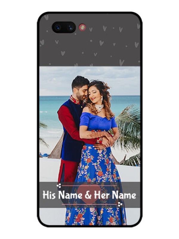 Custom Realme C1 2019 Custom Glass Mobile Case  - Buy Love Design with Photo Online