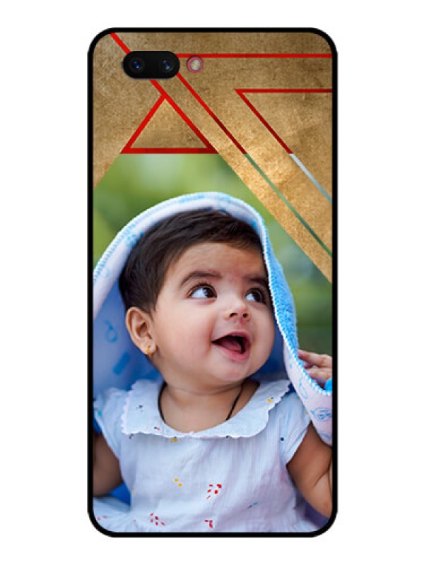 Custom Realme C1 2019 Personalized Glass Phone Case  - Gradient Abstract Texture Design