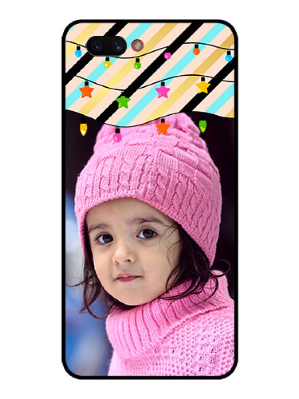 Custom Realme C1 2019 Custom Glass Mobile Case  - Lights Hanging Design