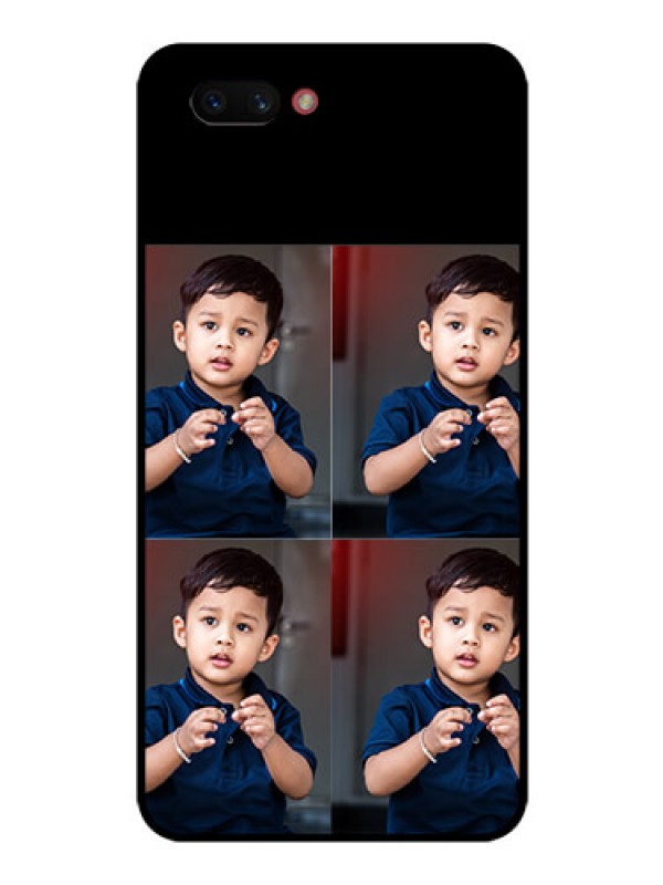 Custom Realme C1 2019 4 Image Holder on Glass Mobile Cover