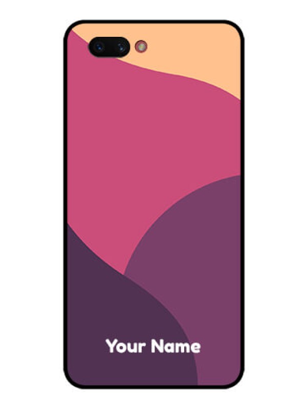 Custom Realme C1 2019 Custom Glass Phone Case - Mixed Multi-colour abstract art Design