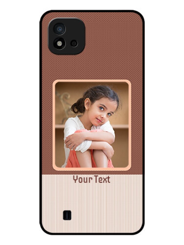 Custom Realme C11 2021 Custom Glass Phone Case - Simple Pic Upload Design