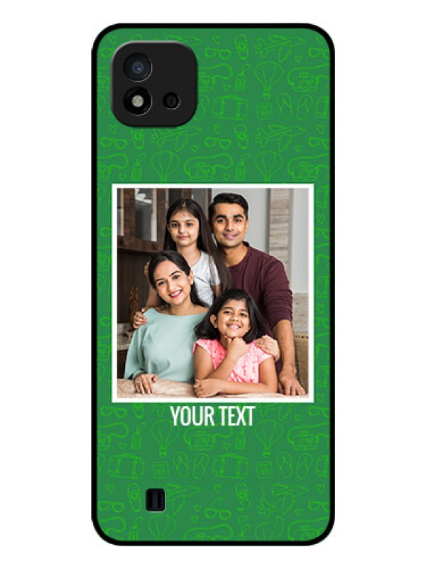 Custom Realme C11 2021 Personalized Glass Phone Case - Picture Upload Design