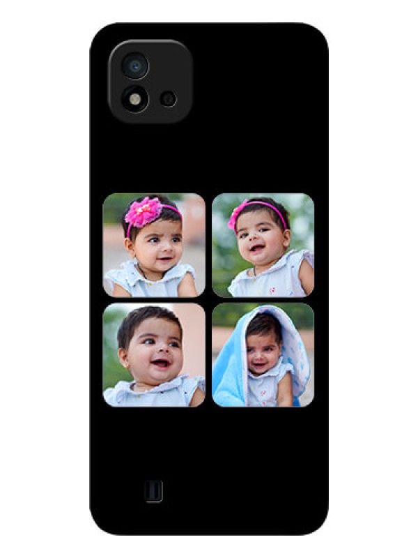Custom Realme C11 2021 Photo Printing on Glass Case - Multiple Pictures Design