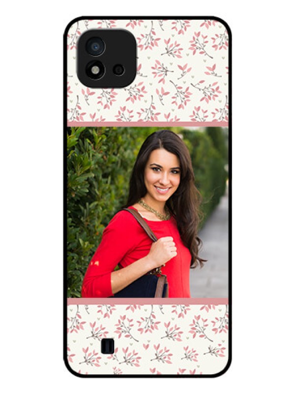 Custom Realme C11 2021 Custom Glass Phone Case - Premium Floral Design