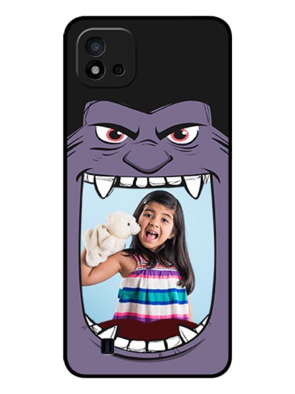 Custom Realme C11 2021 Custom Glass Phone Case - Angry Monster Design