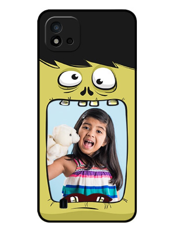 Custom Realme C11 2021 Personalized Glass Phone Case - Cartoon monster back case Design