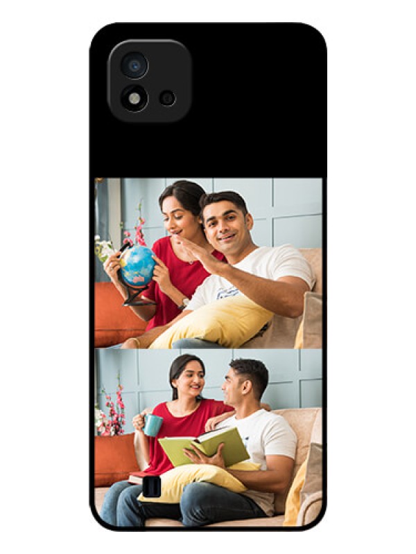 Custom Realme C11 2021 2 Images on Glass Phone Cover