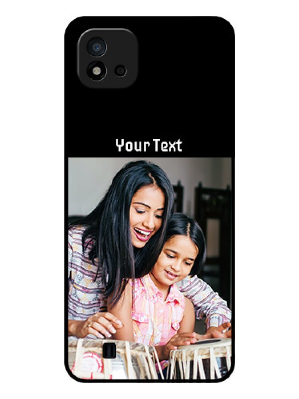Custom Realme C11 2021 Photo with Name on Glass Phone Case