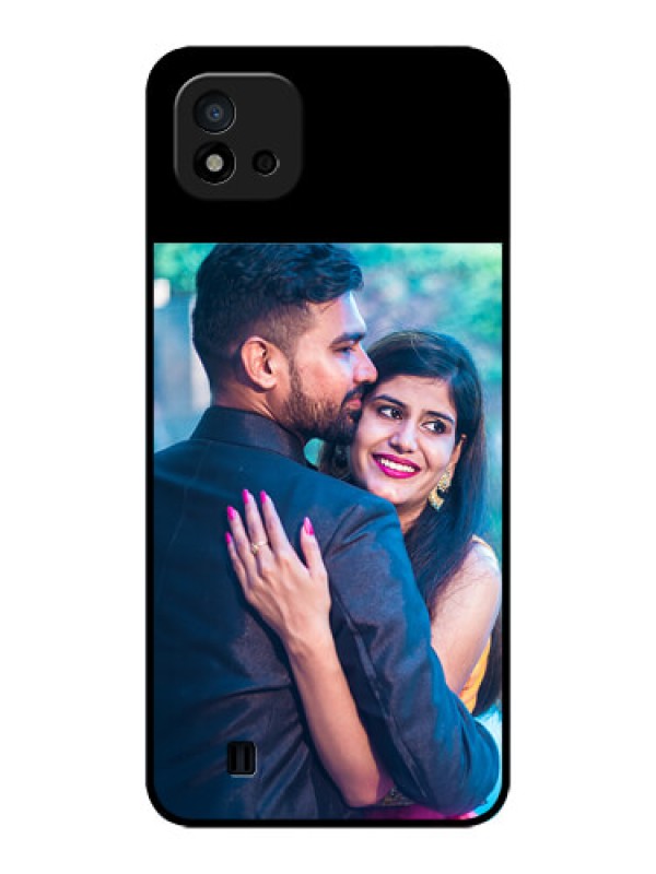 Custom Realme C11 2021 Custom Glass Phone Case - Upload Full Picture With Custom Color Design