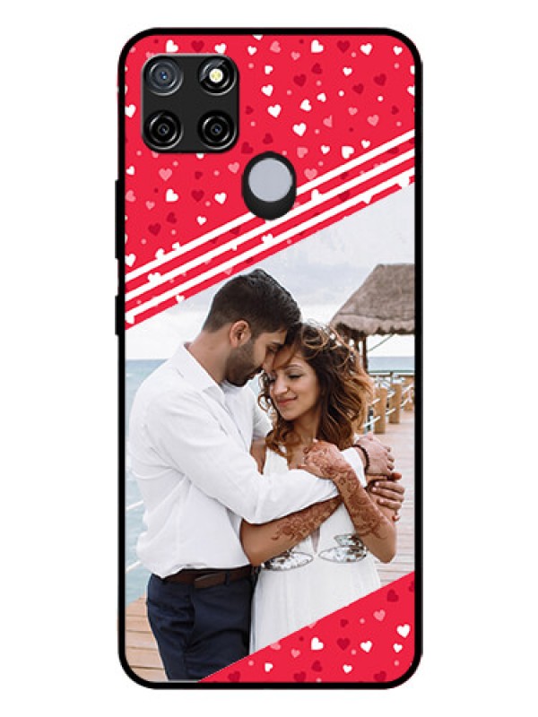 Custom Realme C12 Custom Glass Mobile Case  - Valentines Gift Design