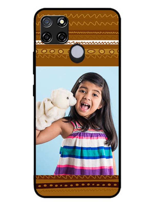 Custom Realme C12 Custom Glass Phone Case  - Friends Picture Upload Design 