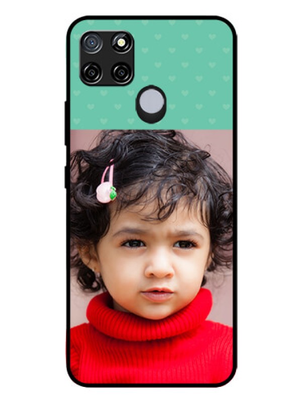 Custom Realme C12 Custom Glass Phone Case  - Lovers Picture Design