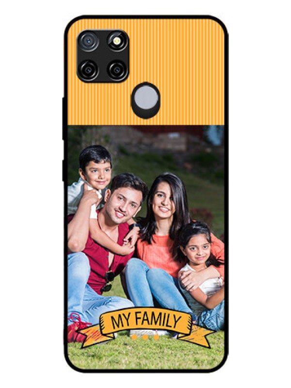 Custom Realme C12 Custom Glass Phone Case  - My Family Design