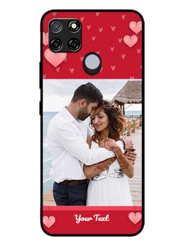 Custom Realme C12 Custom Glass Phone Case  - Valentines Day Design