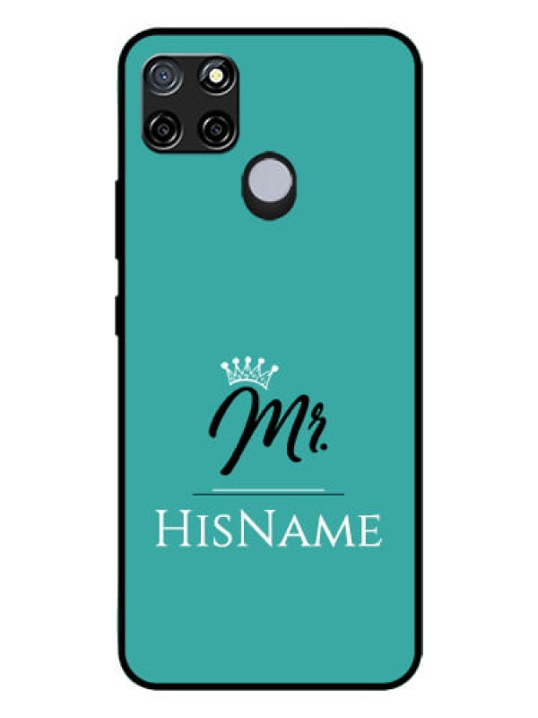 Custom Realme C12 Custom Glass Phone Case Mr with Name