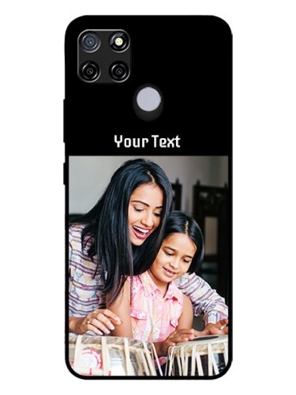Custom Realme C12 Photo with Name on Glass Phone Case