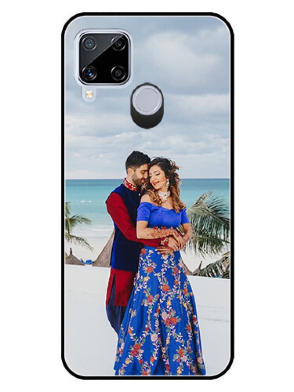 Custom Realme C15 Photo Printing on Glass Case  - Upload Full Picture Design