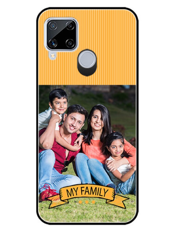 Custom Realme C15 Custom Glass Phone Case  - My Family Design