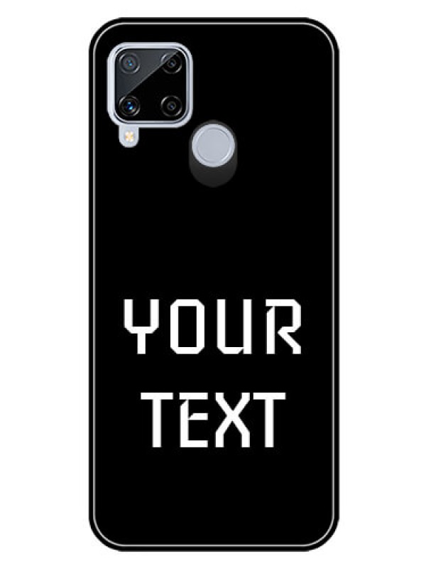 Custom Realme C15 Your Name on Glass Phone Case