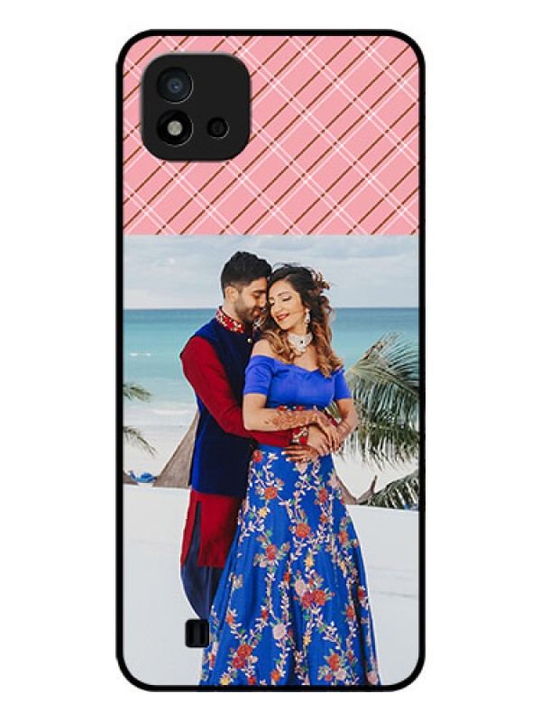 Custom Realme C20 Personalized Glass Phone Case - Together Forever Design