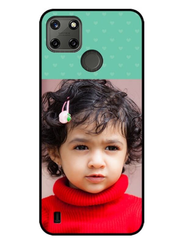 Custom Realme C21-Y Custom Glass Phone Case - Lovers Picture Design