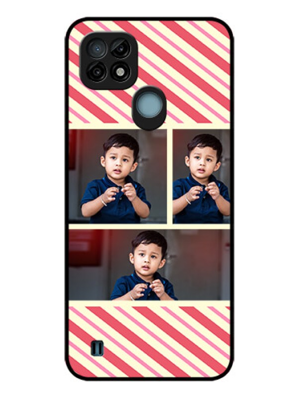 Custom Realme C21 Personalized Glass Phone Case - Picture Upload Mobile Case Design