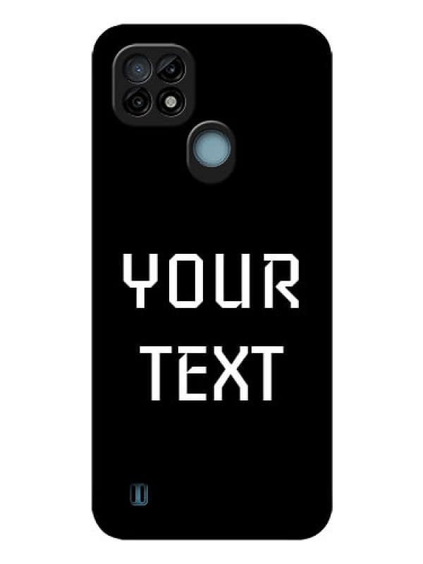 Custom Realme C21 Your Name on Glass Phone Case