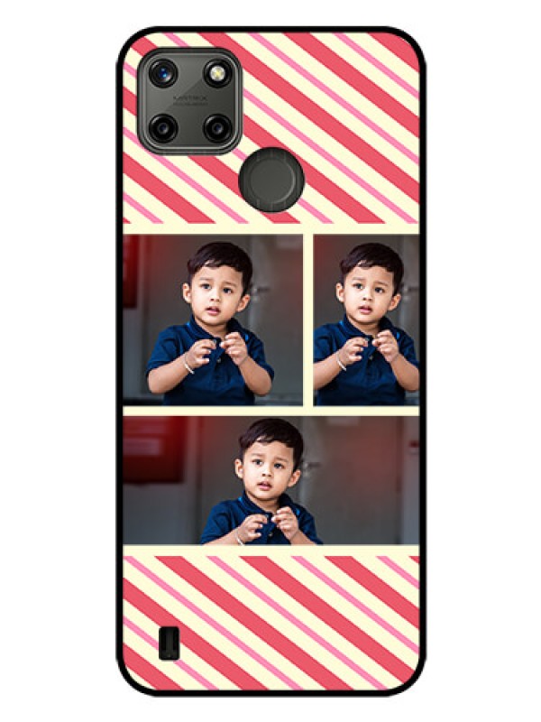 Custom Realme C21Y Personalized Glass Phone Case - Picture Upload Mobile Case Design