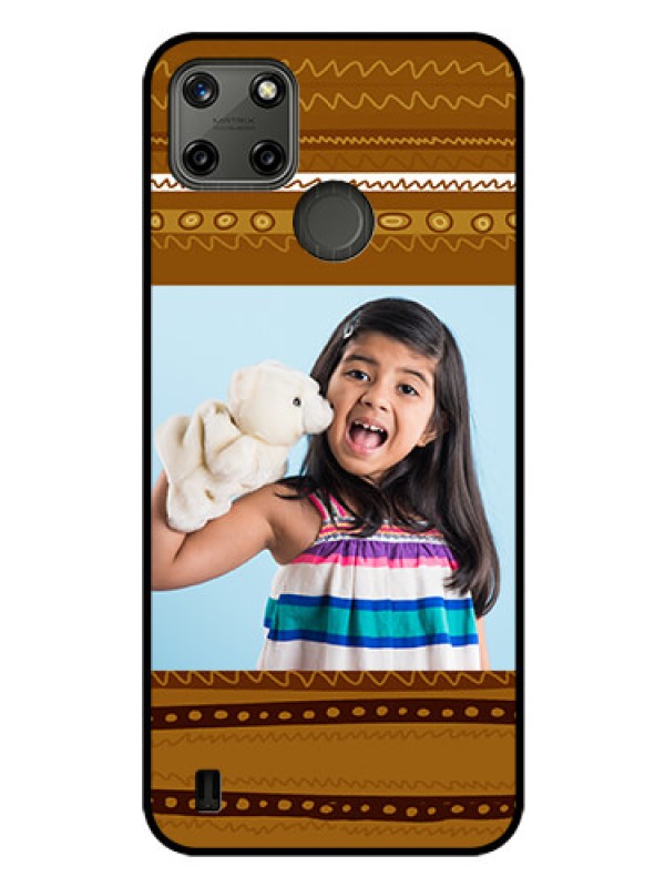 Custom Realme C21Y Custom Glass Phone Case - Friends Picture Upload Design 