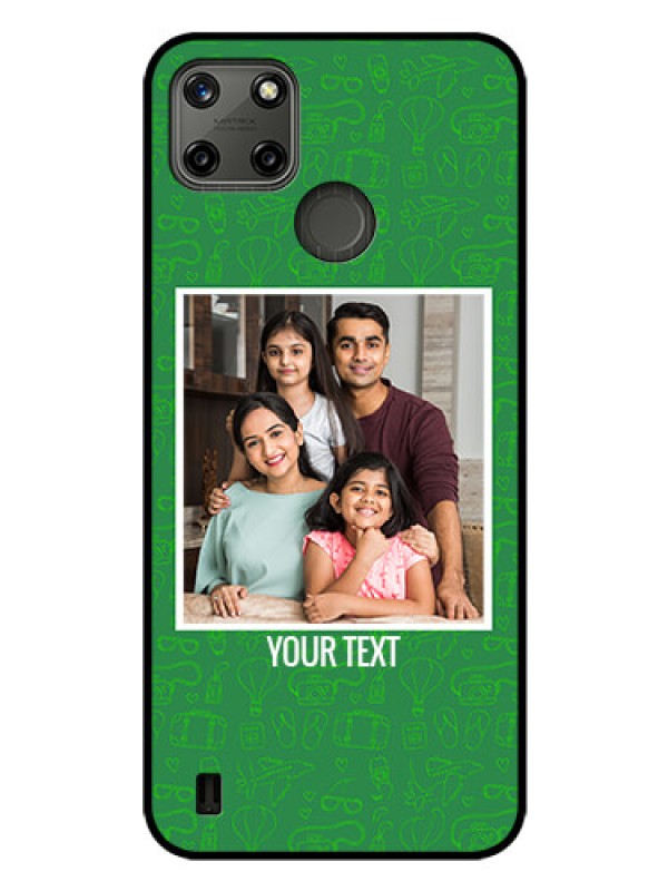 Custom Realme C21Y Personalized Glass Phone Case - Picture Upload Design