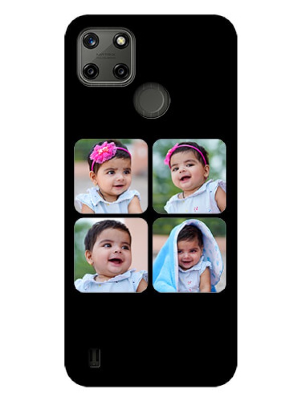 Custom Realme C21Y Photo Printing on Glass Case - Multiple Pictures Design