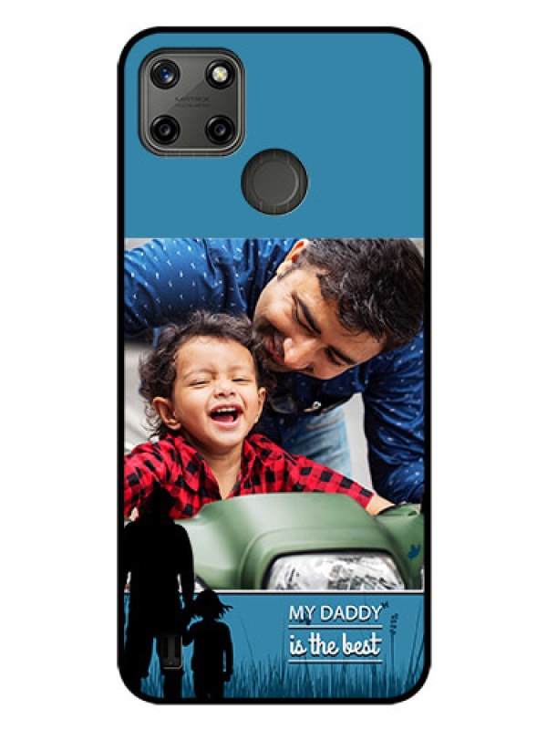 Custom Realme C21Y Custom Glass Mobile Case - Best dad design 