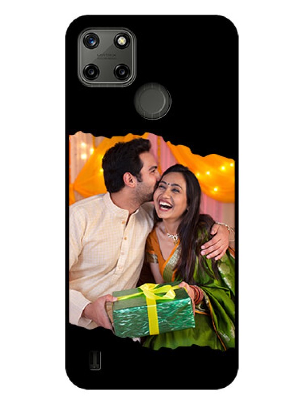 Custom Realme C21Y Custom Glass Phone Case - Tear-off Design