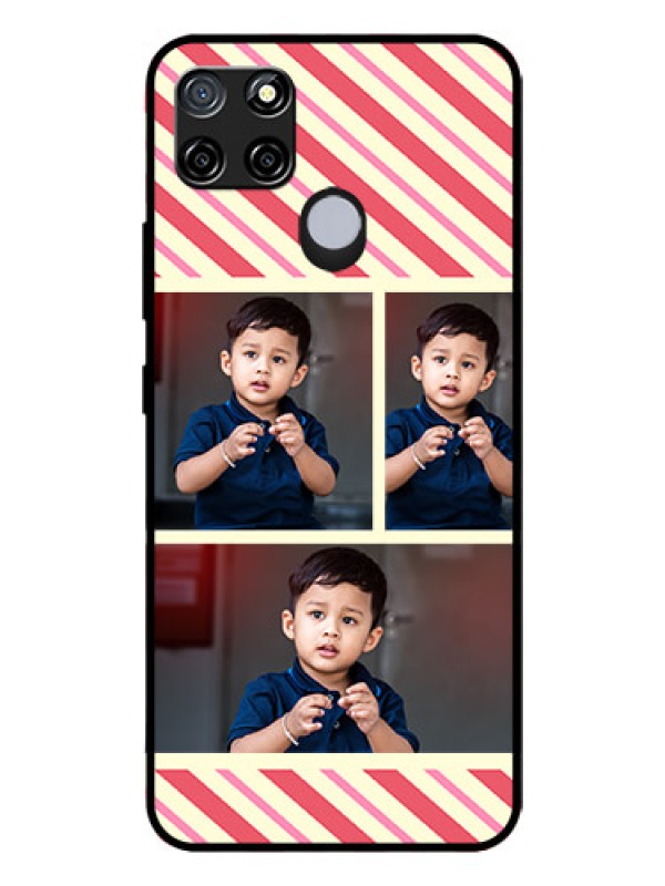 Custom Realme C25 Personalized Glass Phone Case  - Picture Upload Mobile Case Design