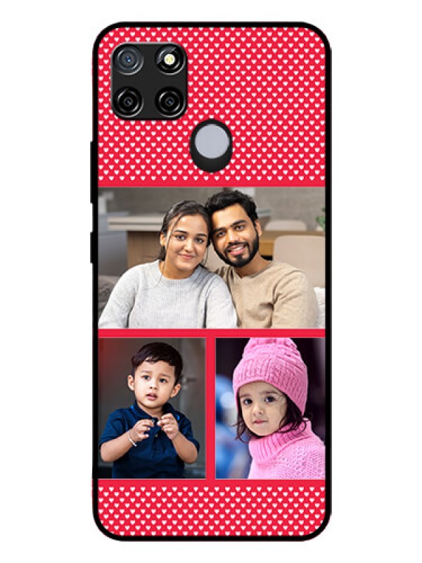 Custom Realme C25 Personalized Glass Phone Case  - Bulk Pic Upload Design