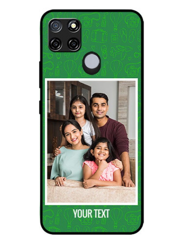 Custom Realme C25 Personalized Glass Phone Case  - Picture Upload Design