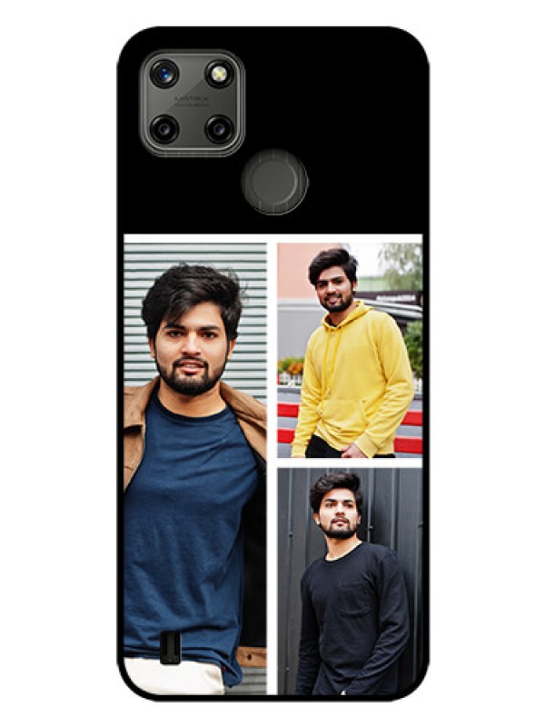 Custom Realme C25_Y Photo Printing on Glass Case - Upload Multiple Picture Design
