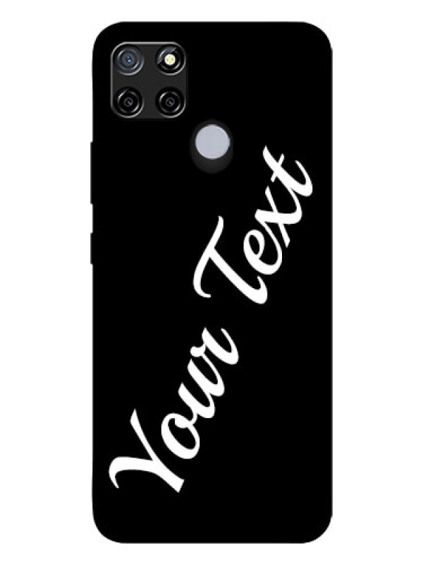 Custom Realme C25s Custom Glass Mobile Cover with Your Name