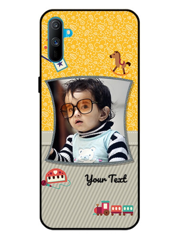 Custom Realme C3 Personalized Glass Phone Case  - Baby Picture Upload Design