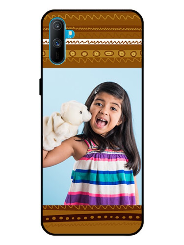 Custom Realme C3 Custom Glass Phone Case  - Friends Picture Upload Design 