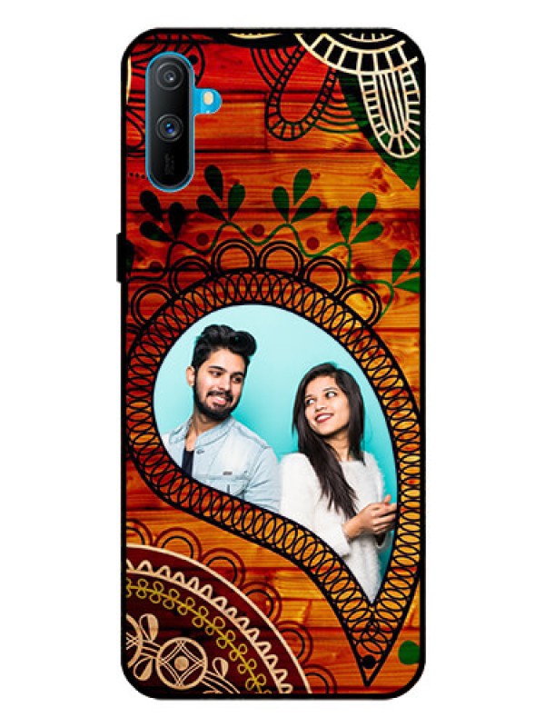 Custom Realme C3 Personalized Glass Phone Case  - Abstract Colorful Design
