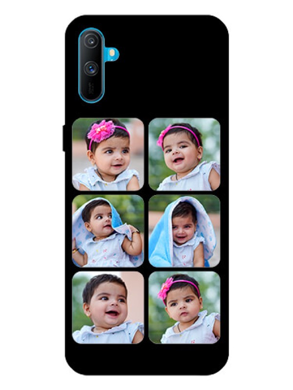 Custom Realme C3 Photo Printing on Glass Case  - Multiple Pictures Design